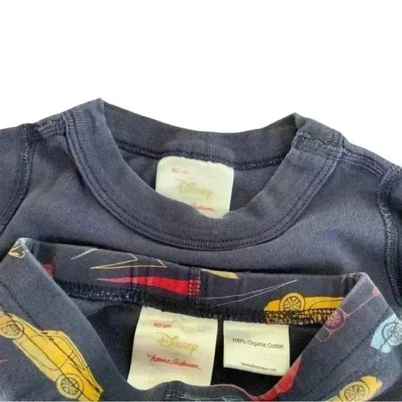 Hanna Andersson Disney Cars Pajama Set 18/24M - Picture 3 of 3
